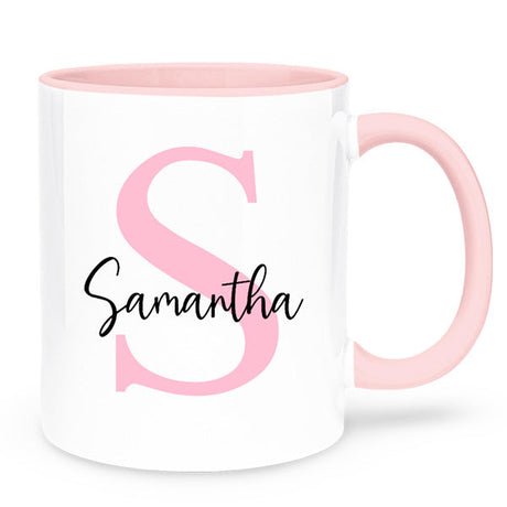 mugs gifts collection, personalised mug on white background