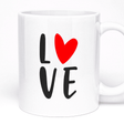 Personalised Love Message Mug | 11oz Ceramic, Custom Text Option, 5 Colours