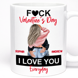 Valentine's Day Gift Mug, I love You Everyday, Gift for Couples, Anniversary, 11oz Ceramic Cup