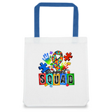 Tote Bag, Autism Themed Design, Custom Text Option