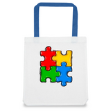 Tote Bag, Autism themed design, Personalised with optional custom text