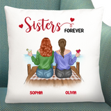 Custom Gift Cushion For Sister | Sisters Forever Personalised Gift Cushion 40x40 cm