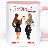 Personalised Gift Mug For Friend | Together Forever Custom 11oz Ceramic Mug