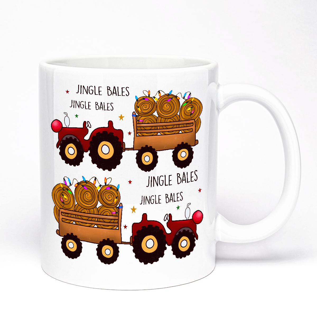 Christmas Farming Gift Mug | Jingle Bales | 11oz Ceramic Mug