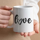 Romantic Love Message Gift Mug | 11oz Ceramic | Valentine's Day Gift Mug