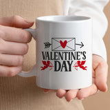 Valentine's Day Gift Mug | 11oz Ceramic Coffee Tea Cup, 5 Colours | Gift for Her