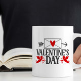 Valentine's Day Gift Mug | 11oz Ceramic Coffee Tea Cup, 5 Colours | Gift for Her