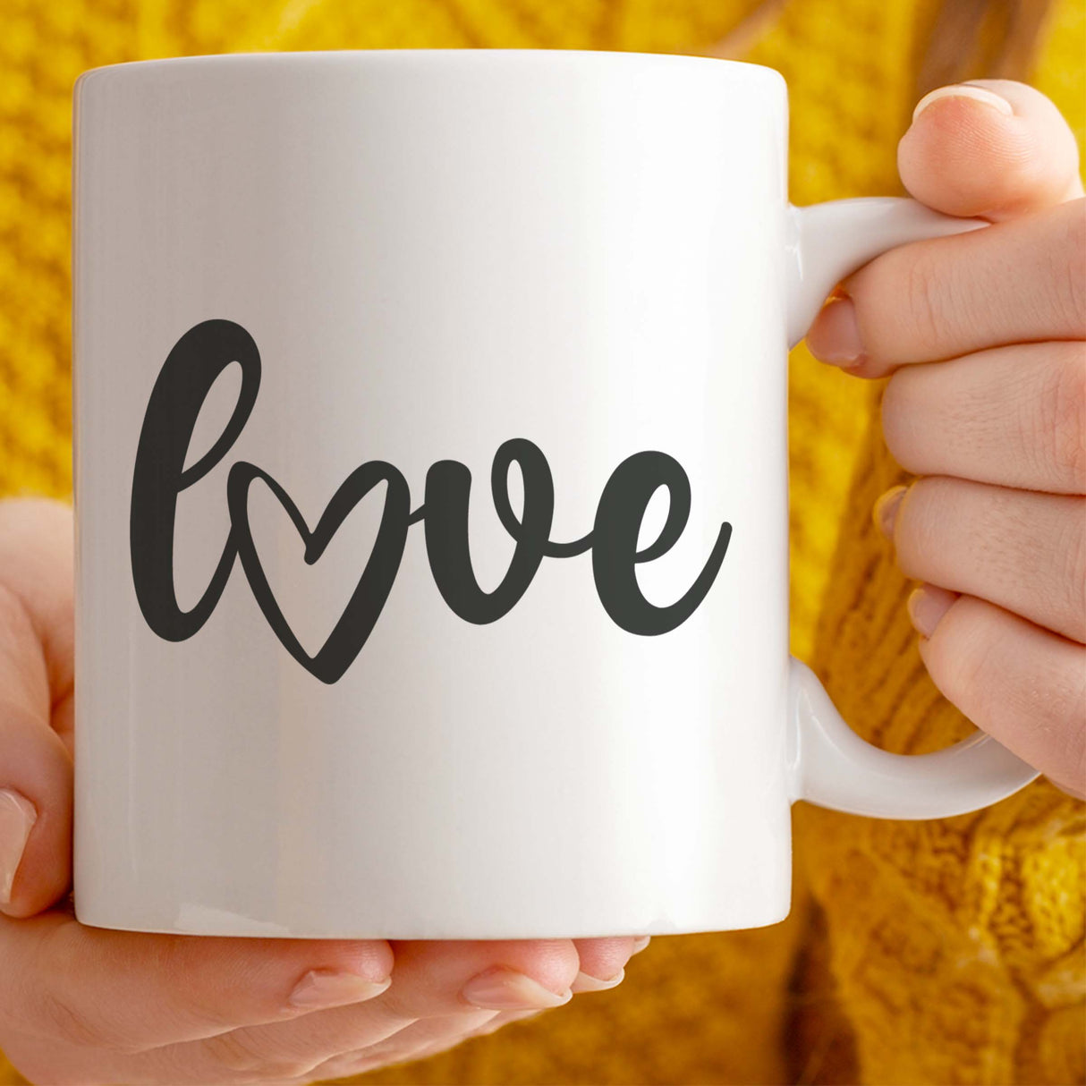 Romantic Love Message Gift Mug | 11oz Ceramic | Valentine's Day Gift Mug