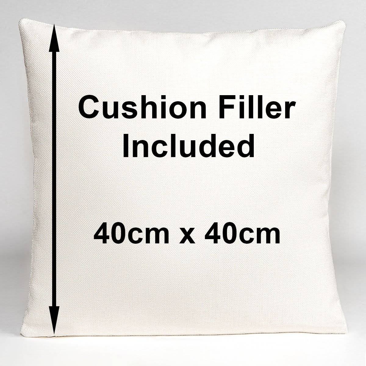 Christmas Cushion Gift | Cute Snowman Always Cold Design | 40×40 cm