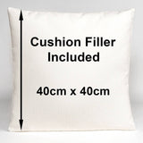 Christmas Cushion Gift | Cute Snowman Always Cold Design | 40×40 cm