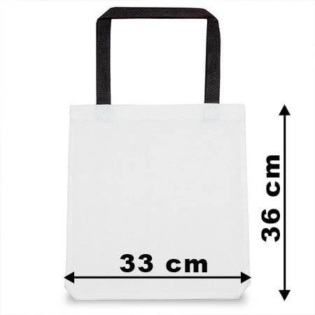 Teaching Assistant Tote Bag, coloured handles 33x36 cm