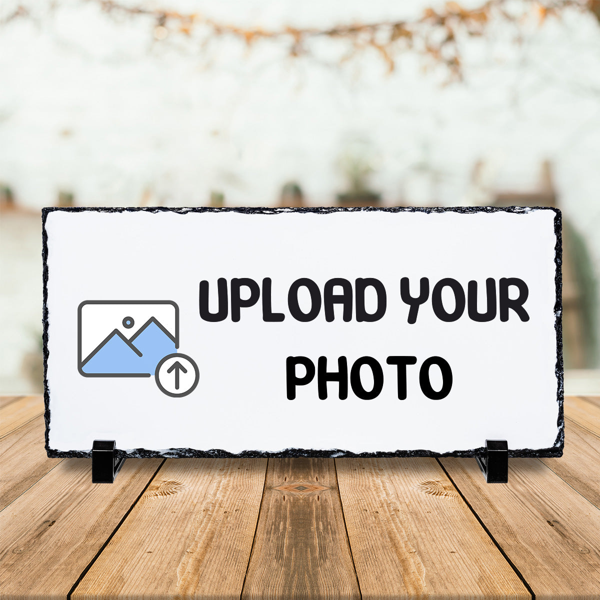 Photo Slate Gift - Upload Photo, Various Sizes Available, Glossy