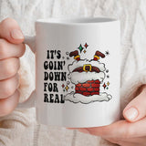 Funny Santa Mug | It's Going Down For Real Design | 11oz Ceramic Mug