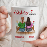 Gift Mug For Sister | Sisters Forever Personalised 11oz Ceramic Mug