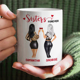 Custom Gift Mug For Sister | Sisters Forever Personalised 11oz Ceramic Cup